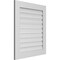 Ekena Millwork Vertical Surface Mount PVC Gable Vent: Functional, w/ 3-1/2"W x 1"P Standard Frame, 28"W x 32"H GVPVE28X3201SF - alternate 5